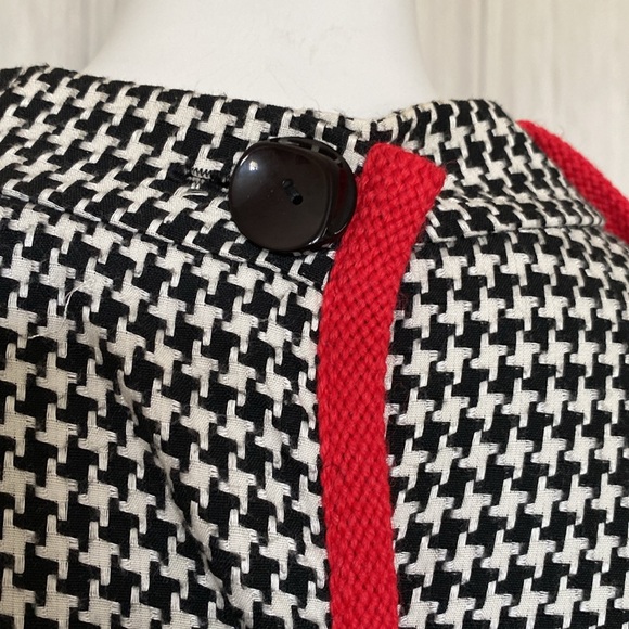 REDUCED!!!Vintage 70’s Jac Dale by Nina Wills houndstooth black and white! - Picture 11 of 17